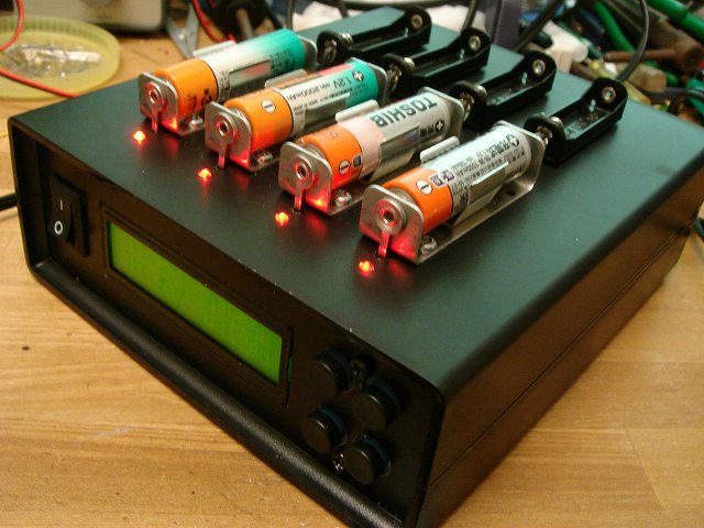 AVRを使ったバッテリー放電器