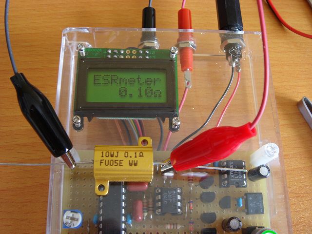 ESR meter測定風景２