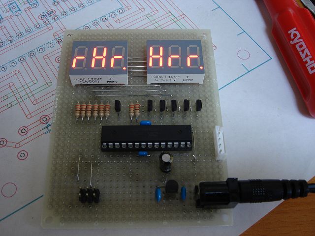 SHT11温度計・湿度計基板表面