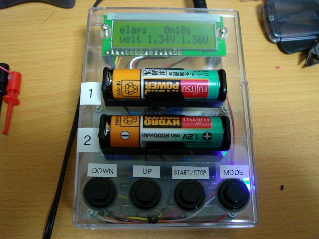 ニッケル水素電池放電器の製作
