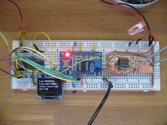 AD9851モジュールを使用したSWRアナライザーの試作について