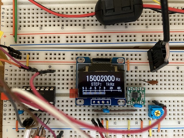 si5351a 7MHz-QRP-CWトランシーバーVFO