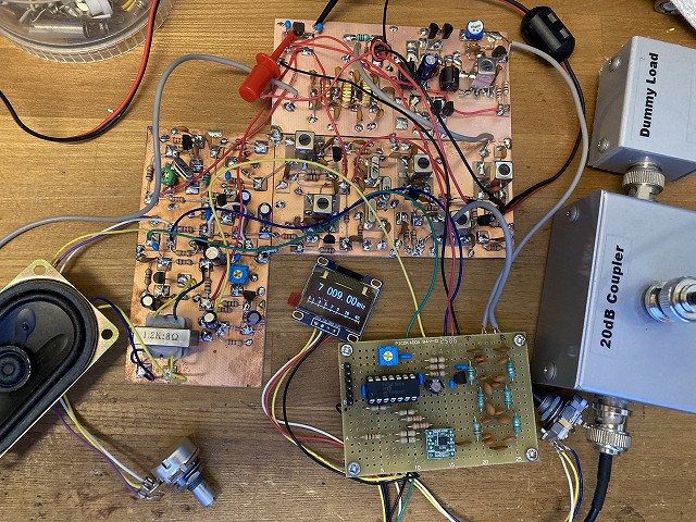 si5351a-VFOを使用した7MHz-QRP-CWトランシーバーの製作