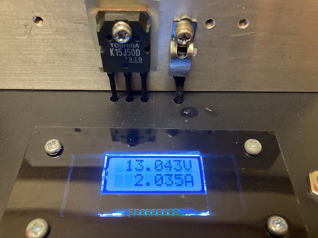 MOSFET電子負荷の動作確認