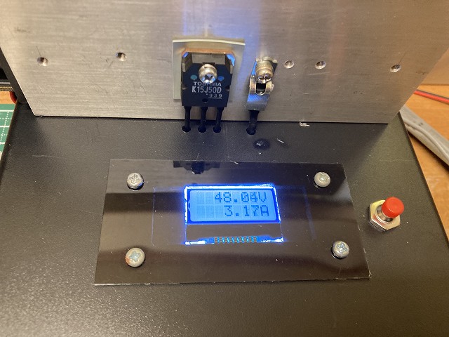 MOSFET電子負荷の動作確認