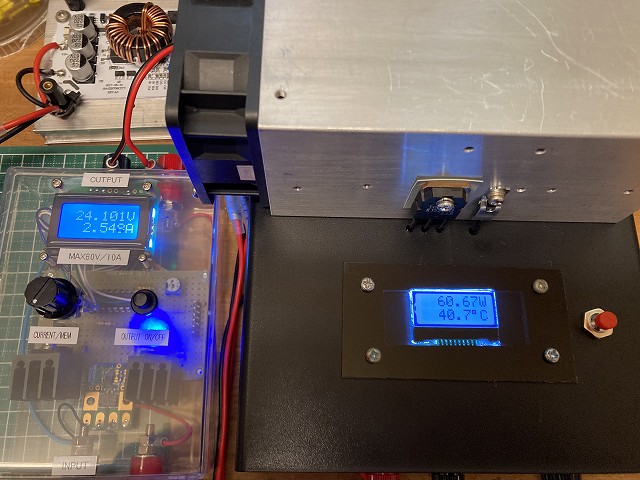 MOSFET電子負荷の動作確認