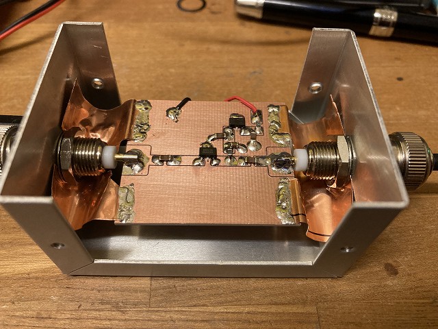 広帯域高周波アンプの製作