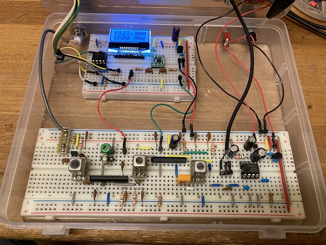 ブレッドボード エアバンド受信機