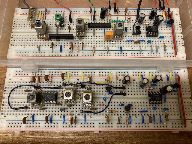 ブレッドボード エアバンド受信機