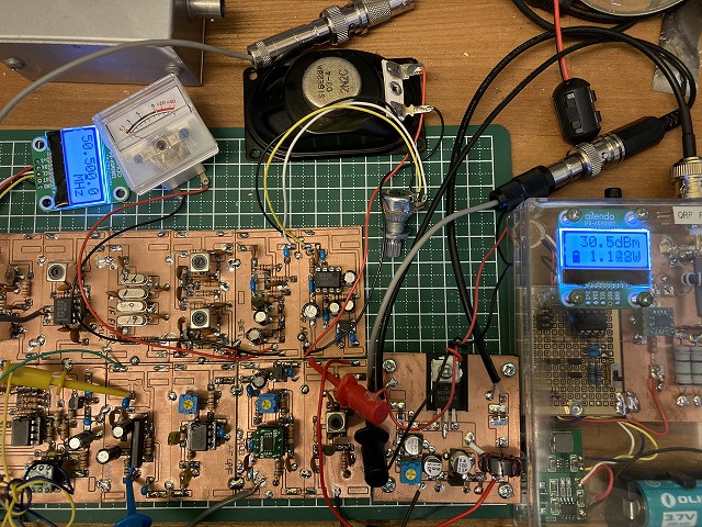 モジュールタイプ50MHz-QRP-AMトランシーバー