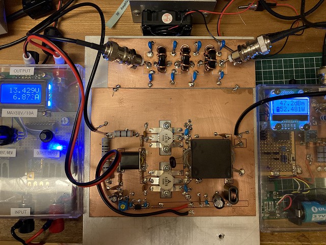 2SK3478 push-pull linear amplifier