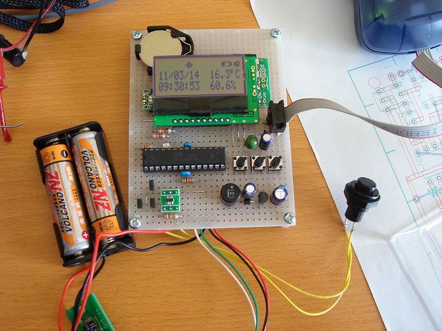 気温・湿度のSDカード記録器の製作