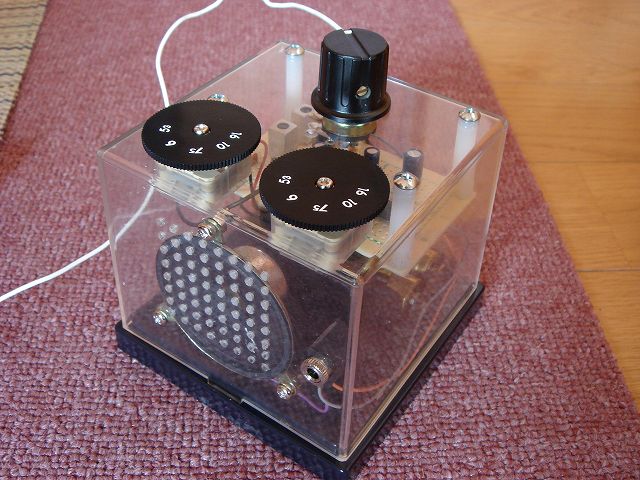 2ポリバリコン　2ICスーパーヘテロダイン短波ラジオ