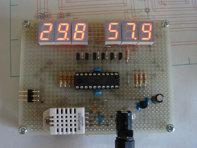 DHT22を使った温度計・湿度計の製作