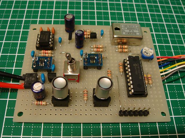 PIC18F周波数カウンター基板表